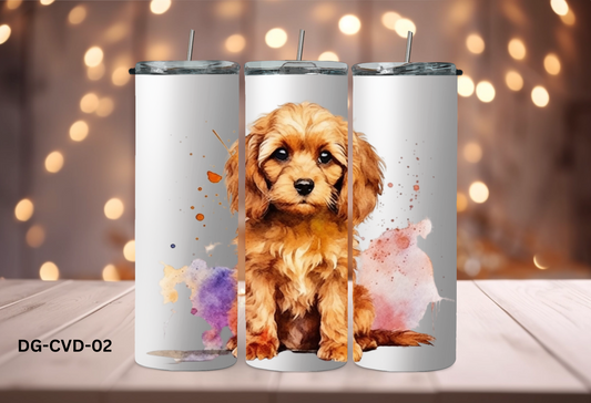 20oz (590mls) Tumbler - Cavoodle - DG-CVD-02