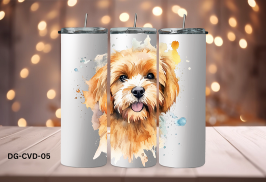 20oz (590mls) Tumbler - Cavoodle - DG-CVD-05