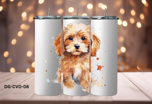 20oz (590mls) Tumbler - Cavoodle - DG-CVD-08