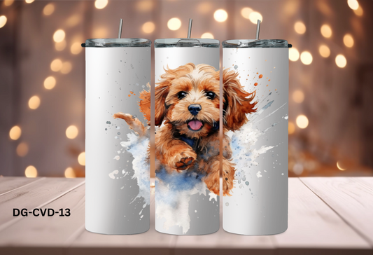 20oz (590mls) Tumbler - Cavoodle - DG-CVD-13