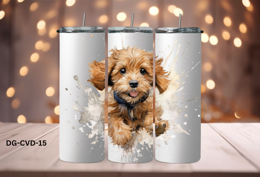 20oz (590mls) Tumbler - Cavoodle - DG-CVD-15