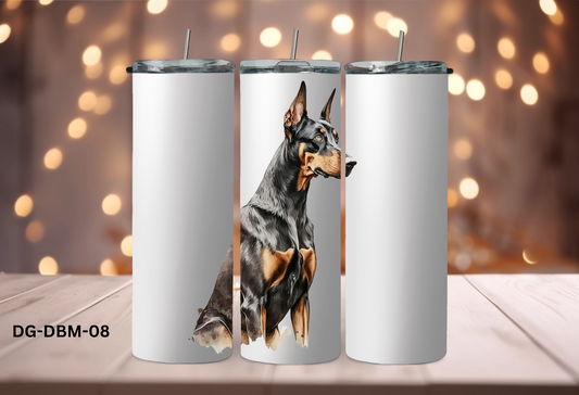 20oz (590mls) Tumbler - Doberman - DG-DBM-08