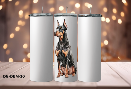 20oz (590mls) Tumbler - Doberman - DG-DBM-10