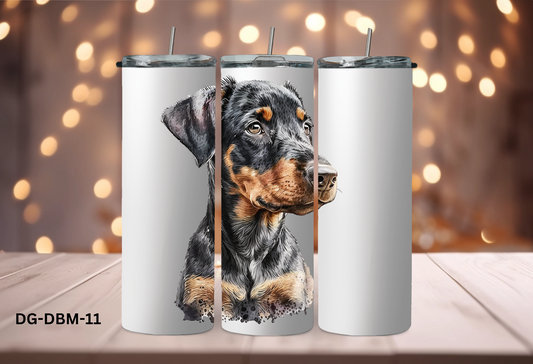 20oz (590mls) Tumbler - Doberman - DG-DBM-11