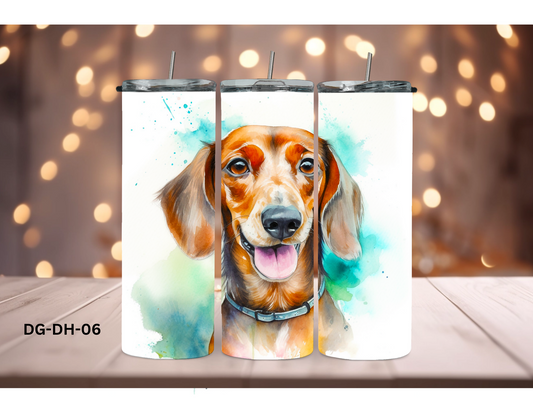 20oz (590mls) Tumbler - Dachshund - DG-DH-06