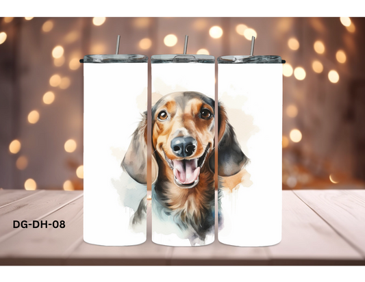 20oz (590mls) Tumbler - Dachshund - DG-DH-08