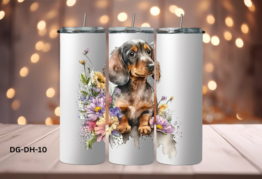 20oz (590mls) Tumbler - Dachshund - DG-DH-10