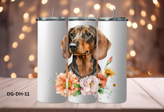 20oz (590mls) Tumbler - Dachshund - DG-DH-11