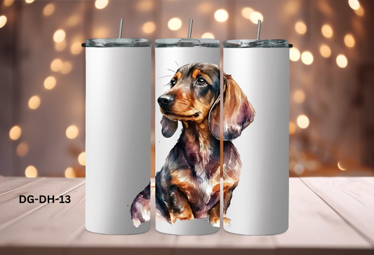 20oz (590mls) Tumbler - Dachshund - DG-DH-13