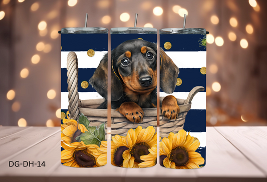 20oz (590mls) Tumbler - Dachshund - DG-DH-14