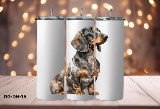 20oz (590mls) Tumbler - Dachshund - DG-DH-15