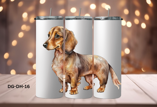 20oz (590mls) Tumbler - Dachshund - DG-DH-16