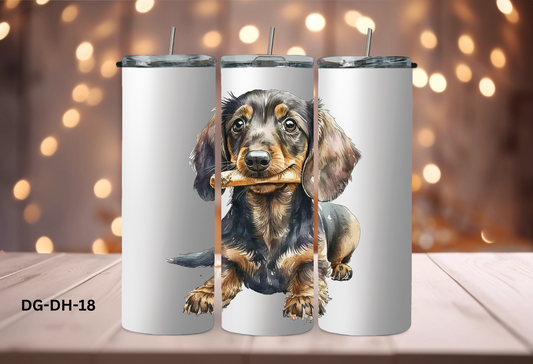 20oz (590mls) Tumbler - Dachshund - DG-DH-18