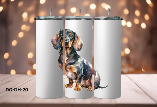 20oz (590mls) Tumbler - Dachshund - DG-DH-12