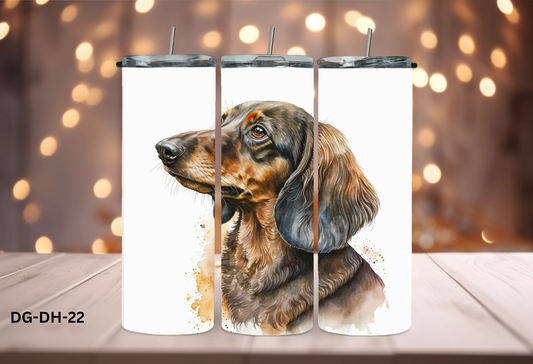 20oz (590mls) Tumbler - Dachshund - DG-DH-22