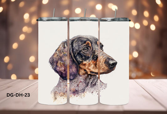 20oz (590mls) Tumbler - Dachshund - DG-DH-23