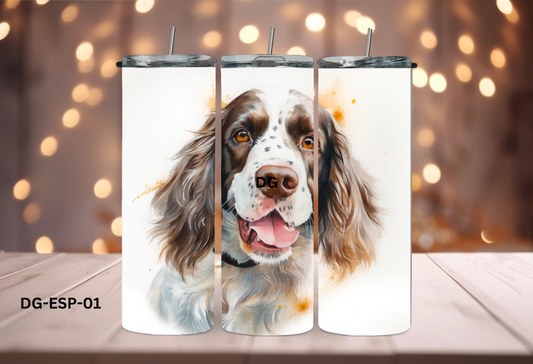 20oz (590mls) Tumbler - English Springer Spaniel - DG-ESP-01