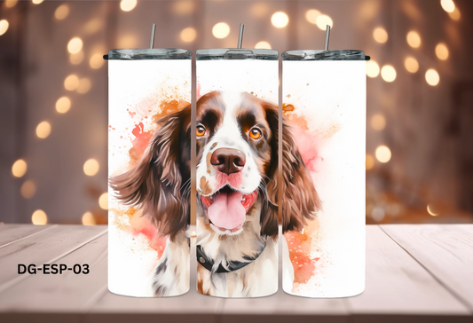 20oz (590mls) Tumbler - English Springer Spaniel - DG-ESP-03