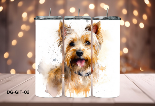 20oz (590mls) Tumbler - Glen of Imaal Terrier - DG-GIT-02