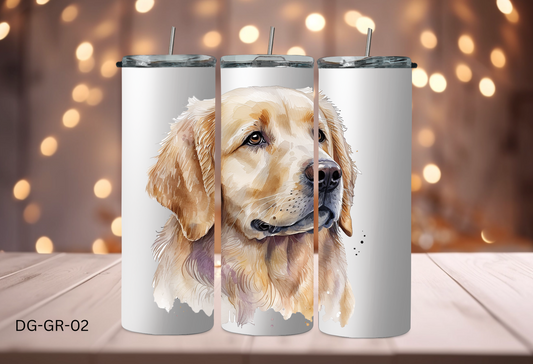 20oz (590mls) Tumbler - Golden Retriever - DG-GR-02