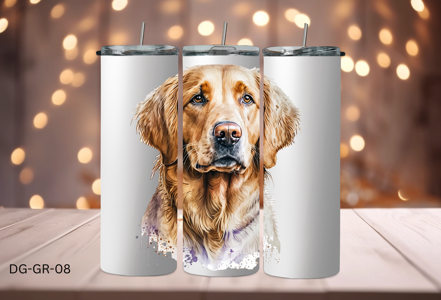 20oz (590mls) Tumbler - Golden Retriever- DG-GR-08