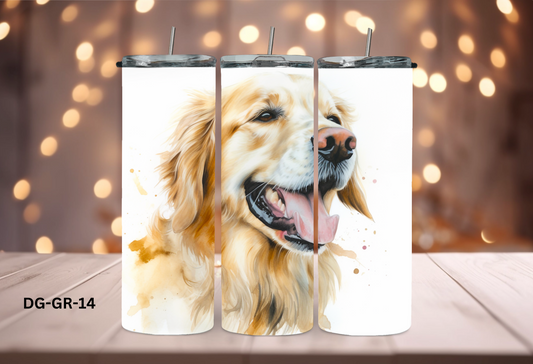 20oz (590mls) Tumbler - Golden Retriever- DG-GR-14