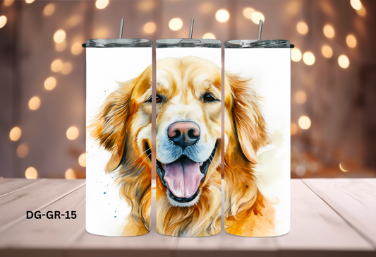 20oz (590mls) Tumbler - Golden Retriever- DG-GR-15