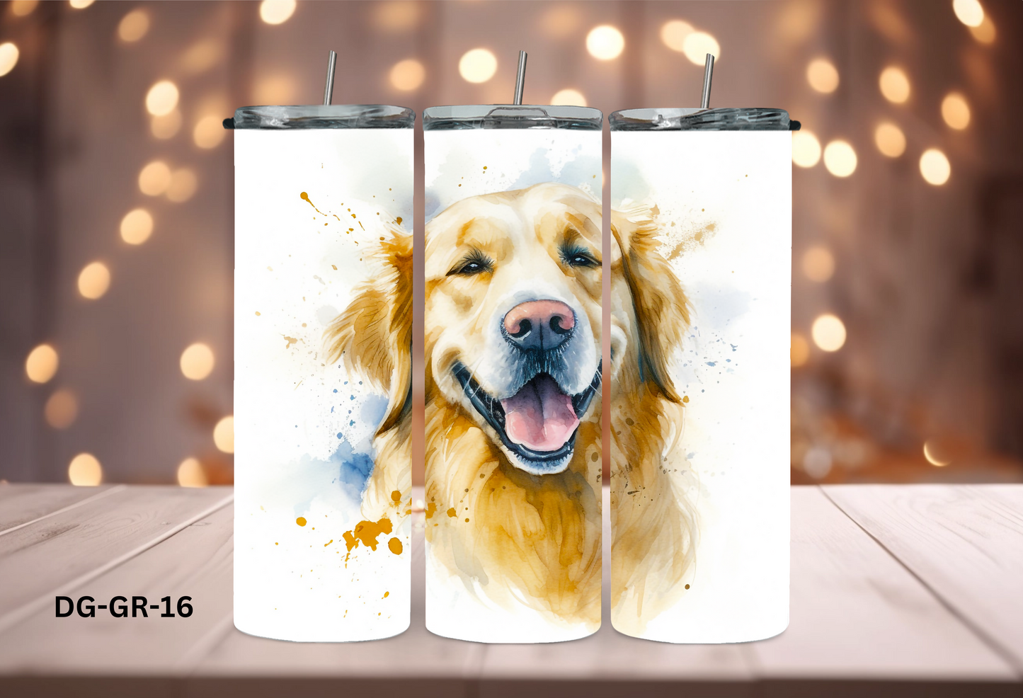 20oz (590mls) Tumbler - Golden Retriever- DG-GR-16