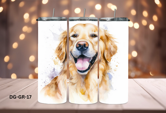 20oz (590mls) Tumbler - Golden Retriever- DG-GR-17