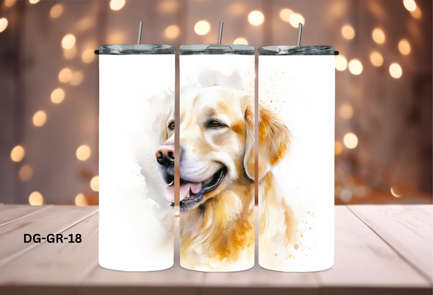 20oz (590mls) Tumbler - Golden Retriever- DG-GR-18