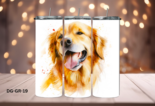 20oz (590mls) Tumbler - Golden Retriever- DG-GR-19