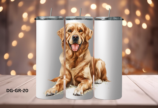 20oz (590mls) Tumbler - Golden Retriever- DG-GR-20