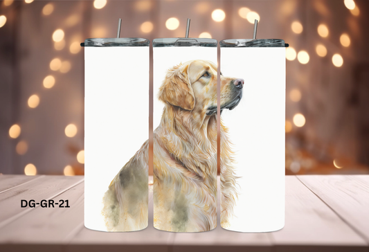 20oz (590mls) Tumbler - Golden Retriever- DG-GR-21