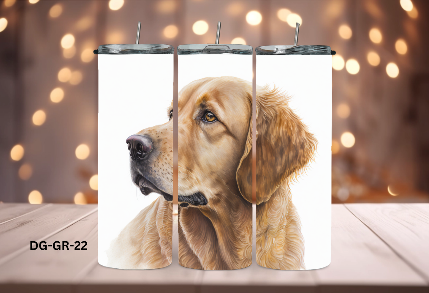 20oz (590mls) Tumbler - Golden Retriever- DG-GR-22