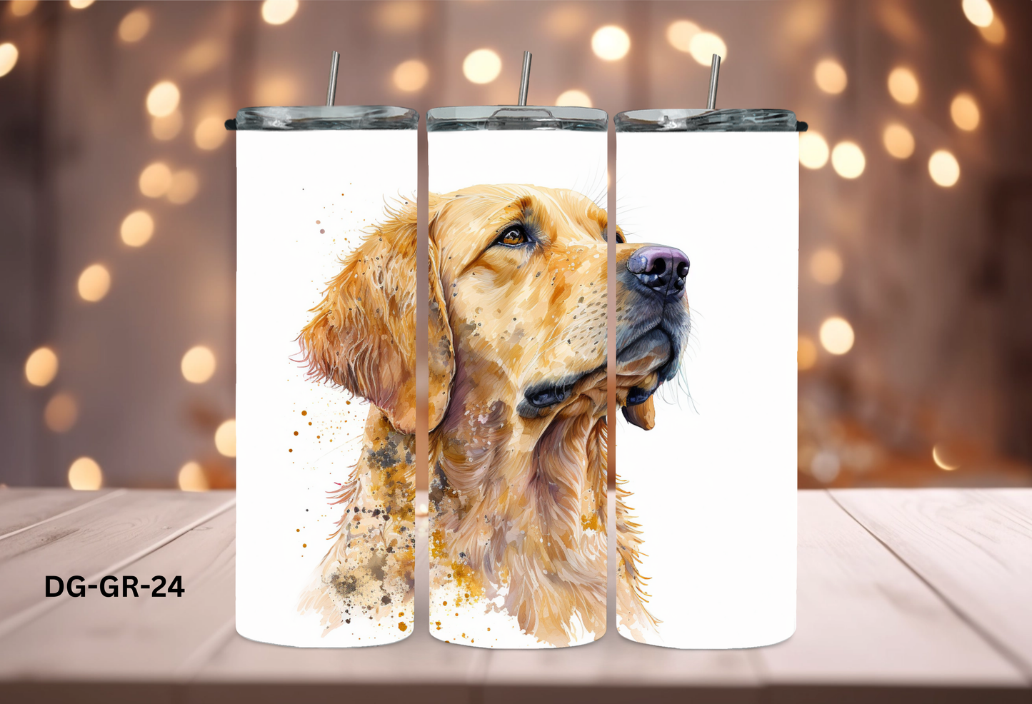 20oz (590mls) Tumbler - Golden Retriever- DG-GR-24