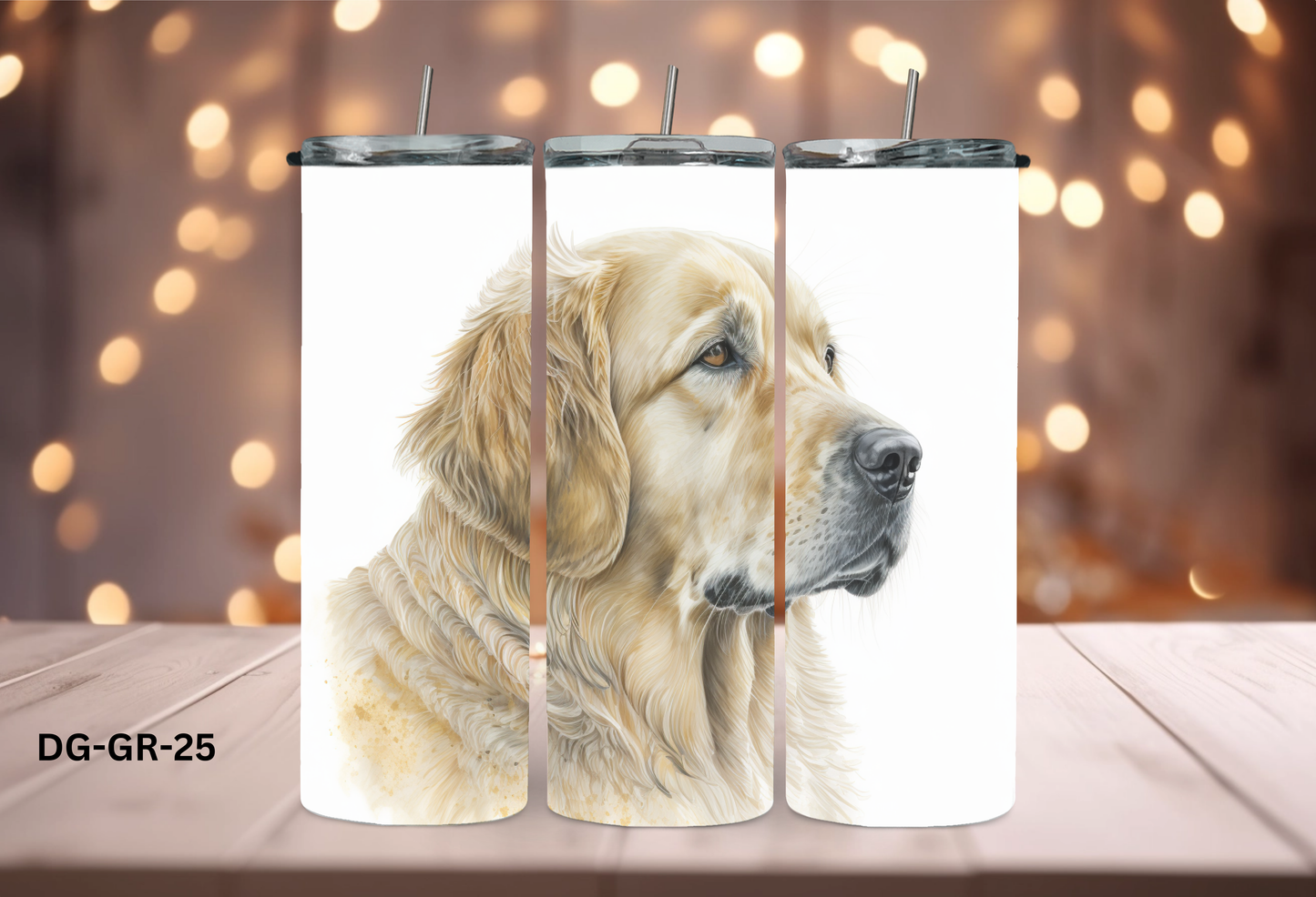 20oz (590mls) Tumbler - Golden Retriever- DG-GR-25