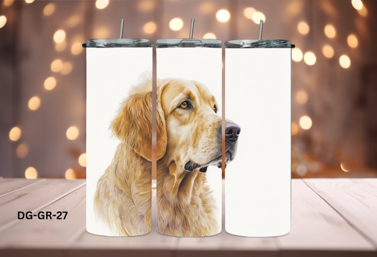 20oz (590mls) Tumbler - Golden Retriever- DG-GR-27