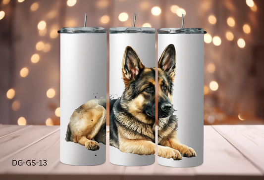 20oz (590mls) Tumbler - German Shepherd - DG-GS-13