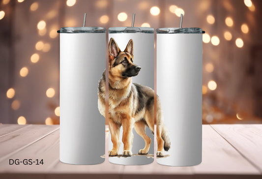 20oz (590mls) Tumbler - German Shepherd - DG-GS-14