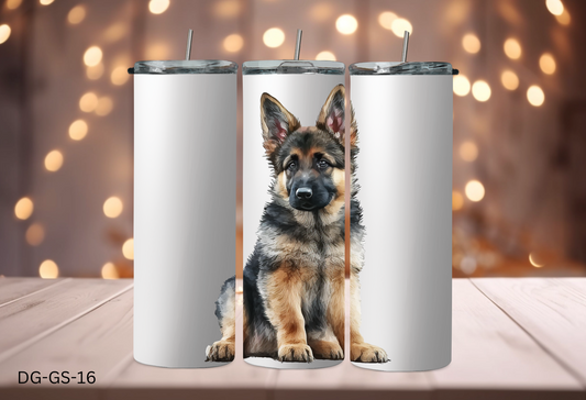 20oz (590mls) Tumbler - German Shepherd - DG-GS-16