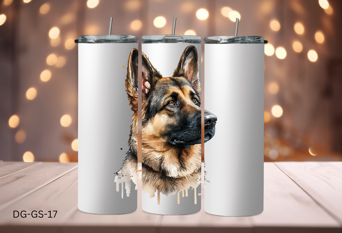 20oz (590mls) Tumbler - German Shepherd - DG-GS-17