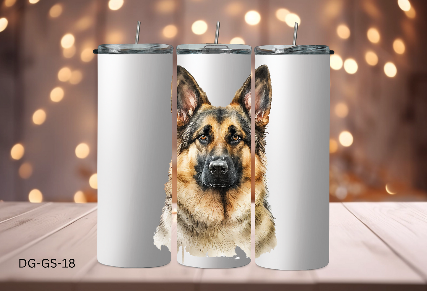 20oz (590mls) Tumbler - German Shepherd - DG-GS-18