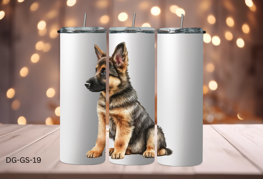 20oz (590mls) Tumbler - German Shepherd - DG-GS-19