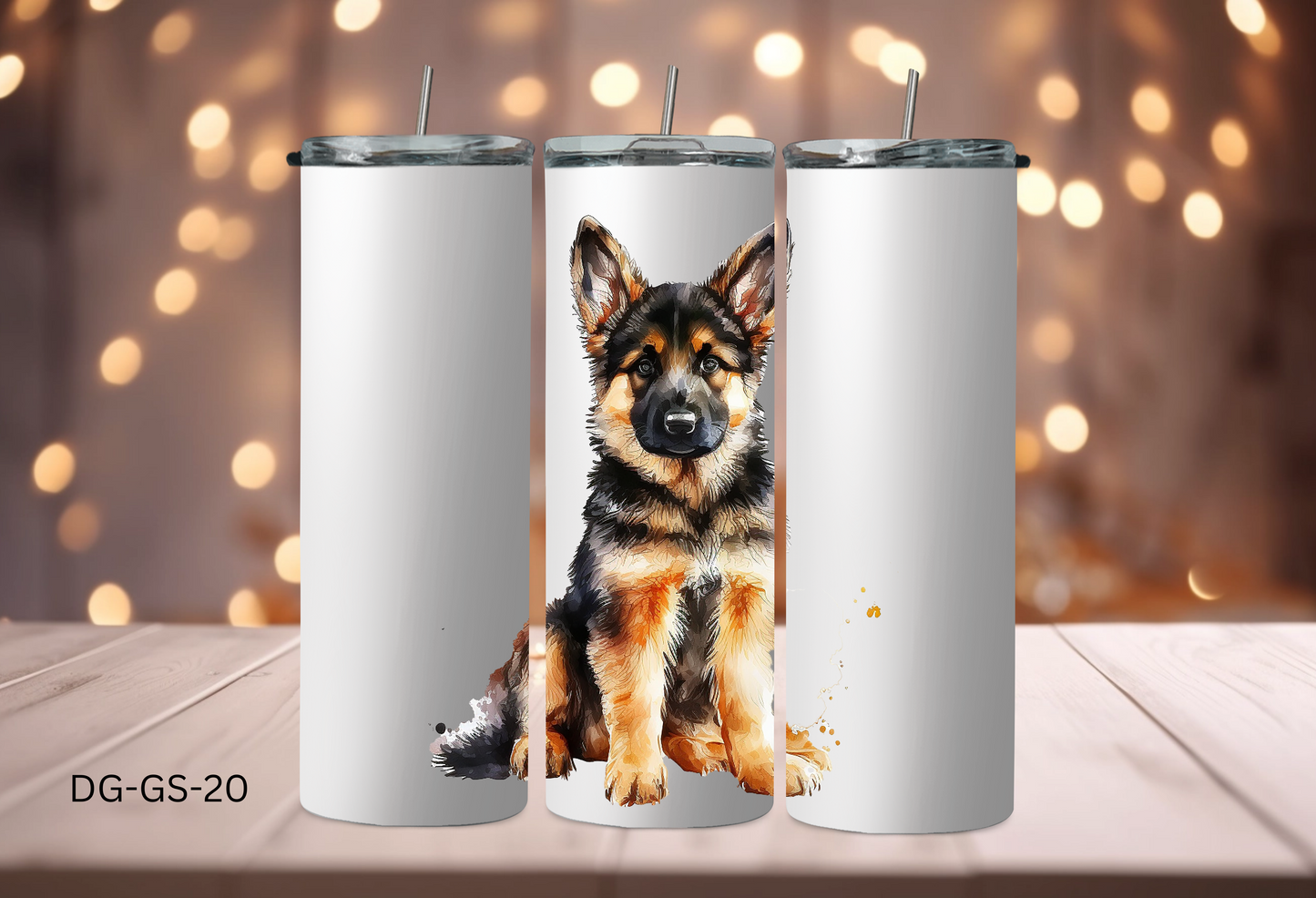 20oz (590mls) Tumbler - German Shepherd - DG-GS-20