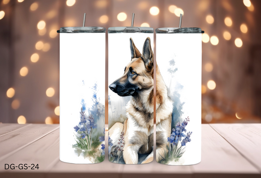 20oz (590mls) Tumbler - German Shepherd - DG-GS-24