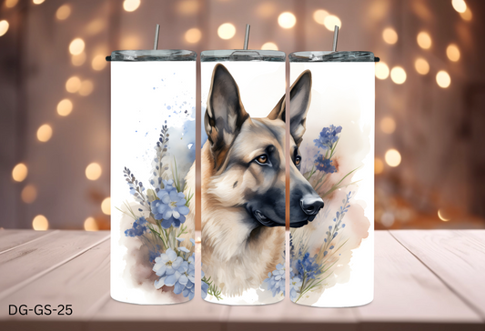 20oz (590mls) Tumbler - German Shepherd - DG-GS-25