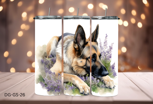 20oz (590mls) Tumbler - German Shepherd - DG-GS-26