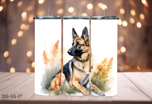 20oz (590mls) Tumbler - German Shepherd - DG-GS-27