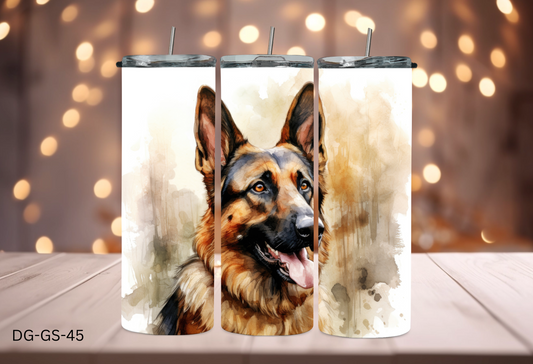 20oz (590mls) Tumbler - German Shepherd - DG-GS-45