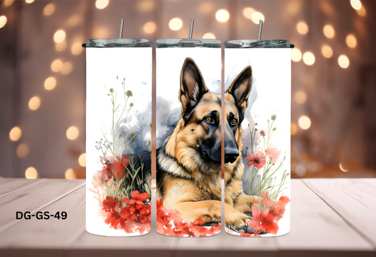 20oz (590mls) Tumbler - German Shepherd - DG-GS-49